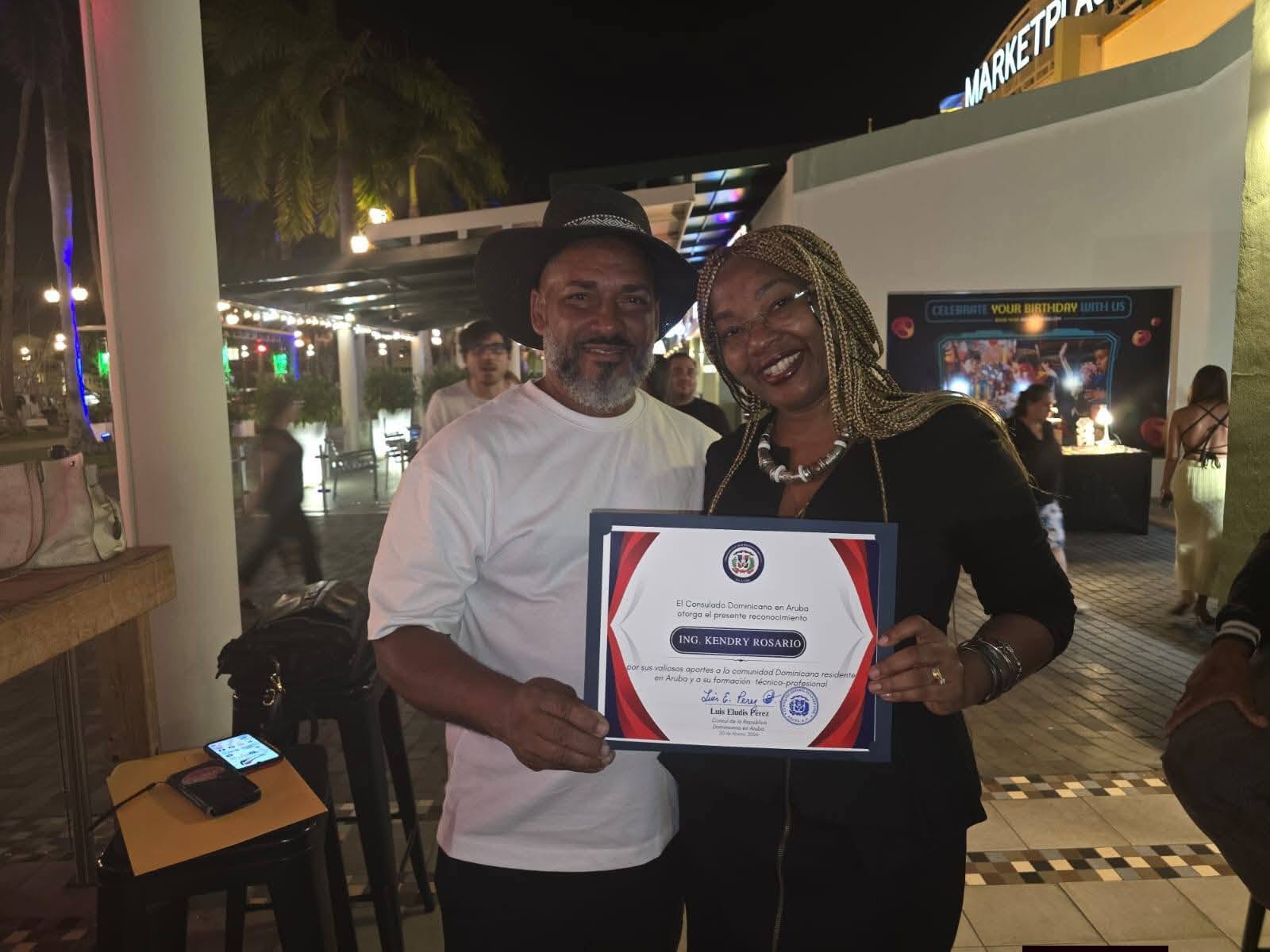 🇩🇴 Reconocimiento a la Fundación Dominicanos Unidos en Aruba